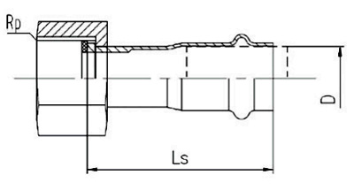 螺紋移動轉(zhuǎn)換接頭